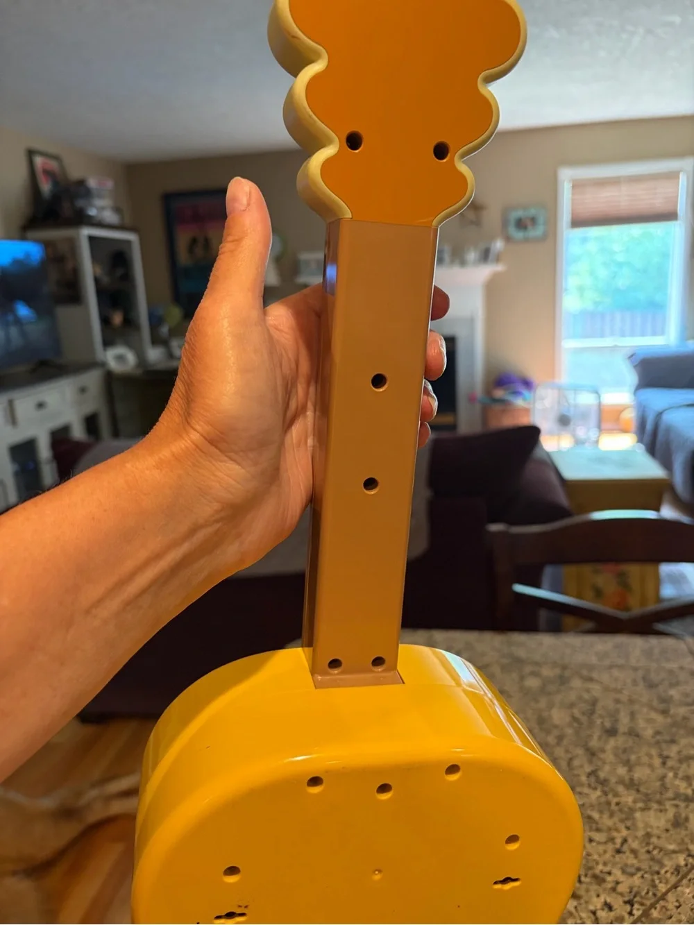 Rapunzel Colorful Musical Magical Electronic Guitar 22 inches long